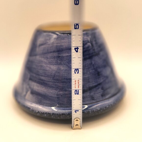 Santa Candle Topper Shade Nola Watkins Collection Hand painted Ceramic Christmas - Picture 6 of 8